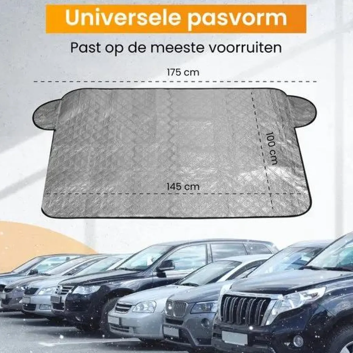 Luxe IJskrabber auto & Anti-Vries Deken