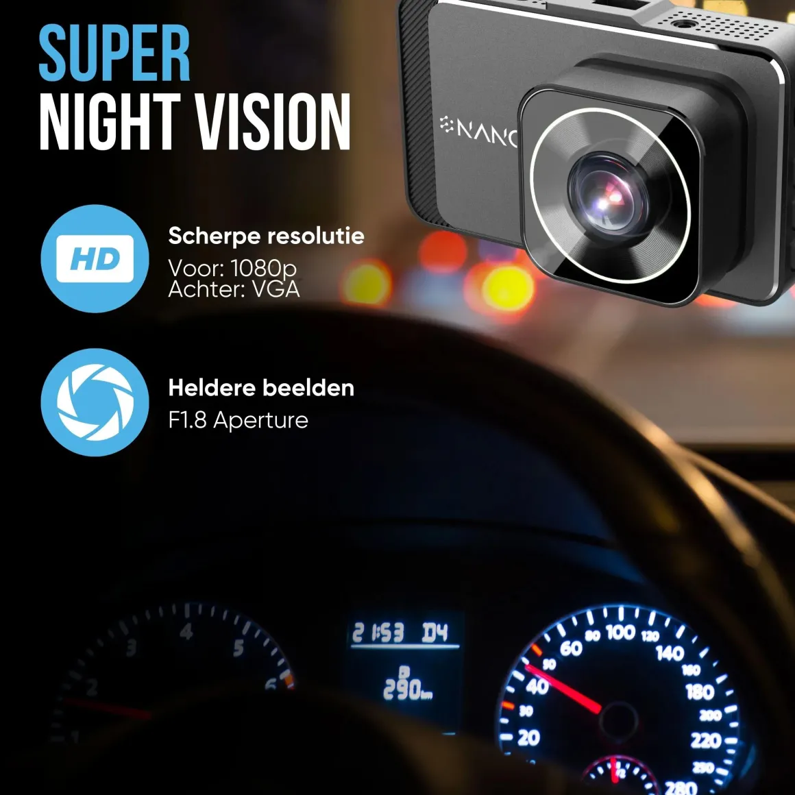M19 2CH Dual Full HD 32gb dashcam