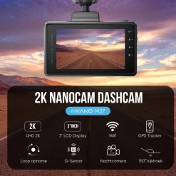 M27 2K QuadHD Wifi GPS 32gb dashcam