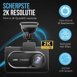 M27 2K QuadHD Wifi GPS 32gb dashcam