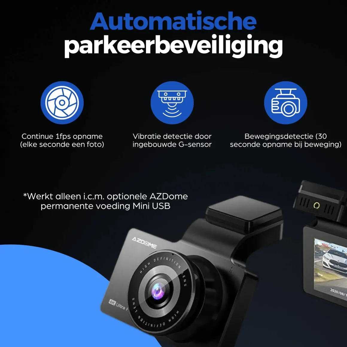 M63 Lite True 4K Wifi dashcam