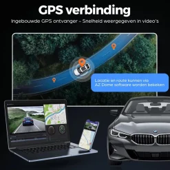 M770 Pro 2CH 4K Wifi GPS 64gb dashcam