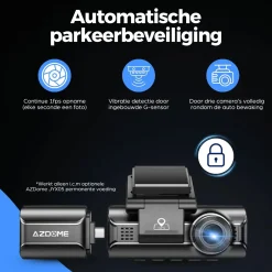 M770 Pro 3CH 4K Wifi GPS 64gb dashcam