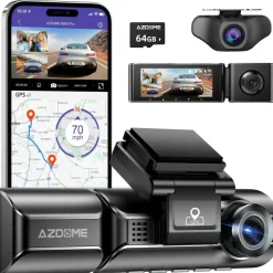 M770 Pro 3CH 4K Wifi GPS 64gb dashcam