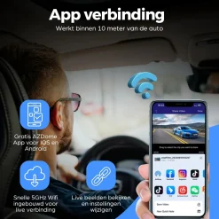 M770 Pro 3CH 4K Wifi GPS 64gb dashcam