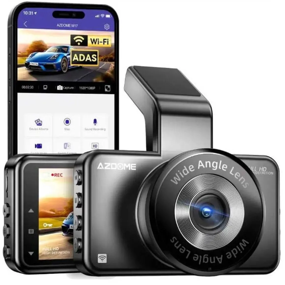M17 Pro Wifi 1CH Full HD dashcam