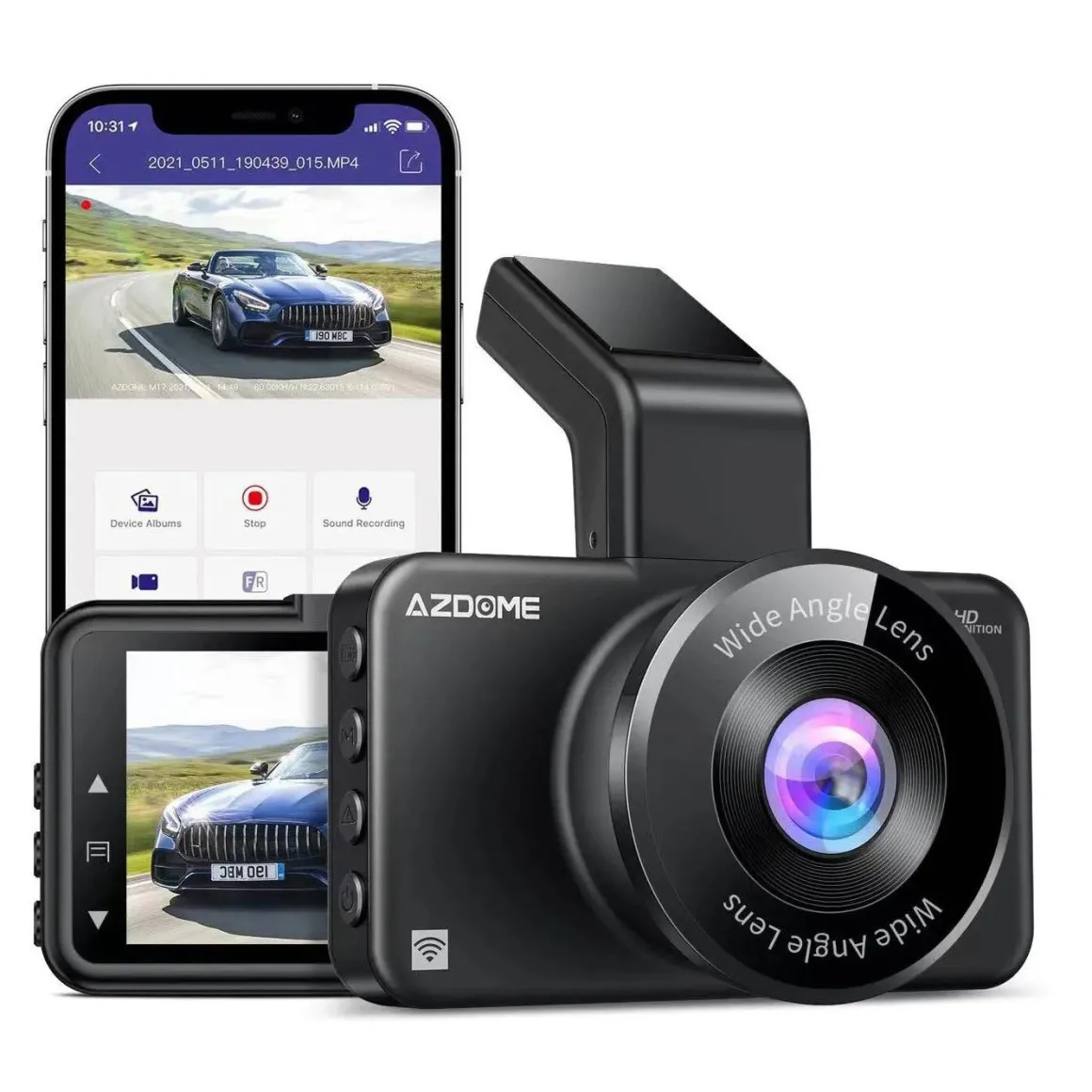 M17 Pro Wifi 1CH Full HD dashcam