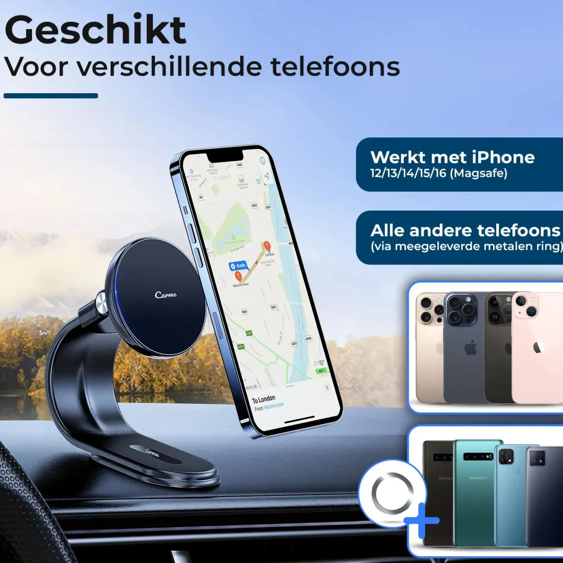 MagSafe Telefoonhouder - Auto
