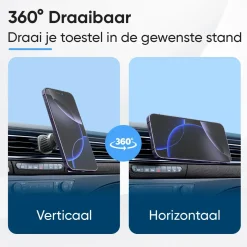 MagSafe Telefoonhouder Auto - Zwart