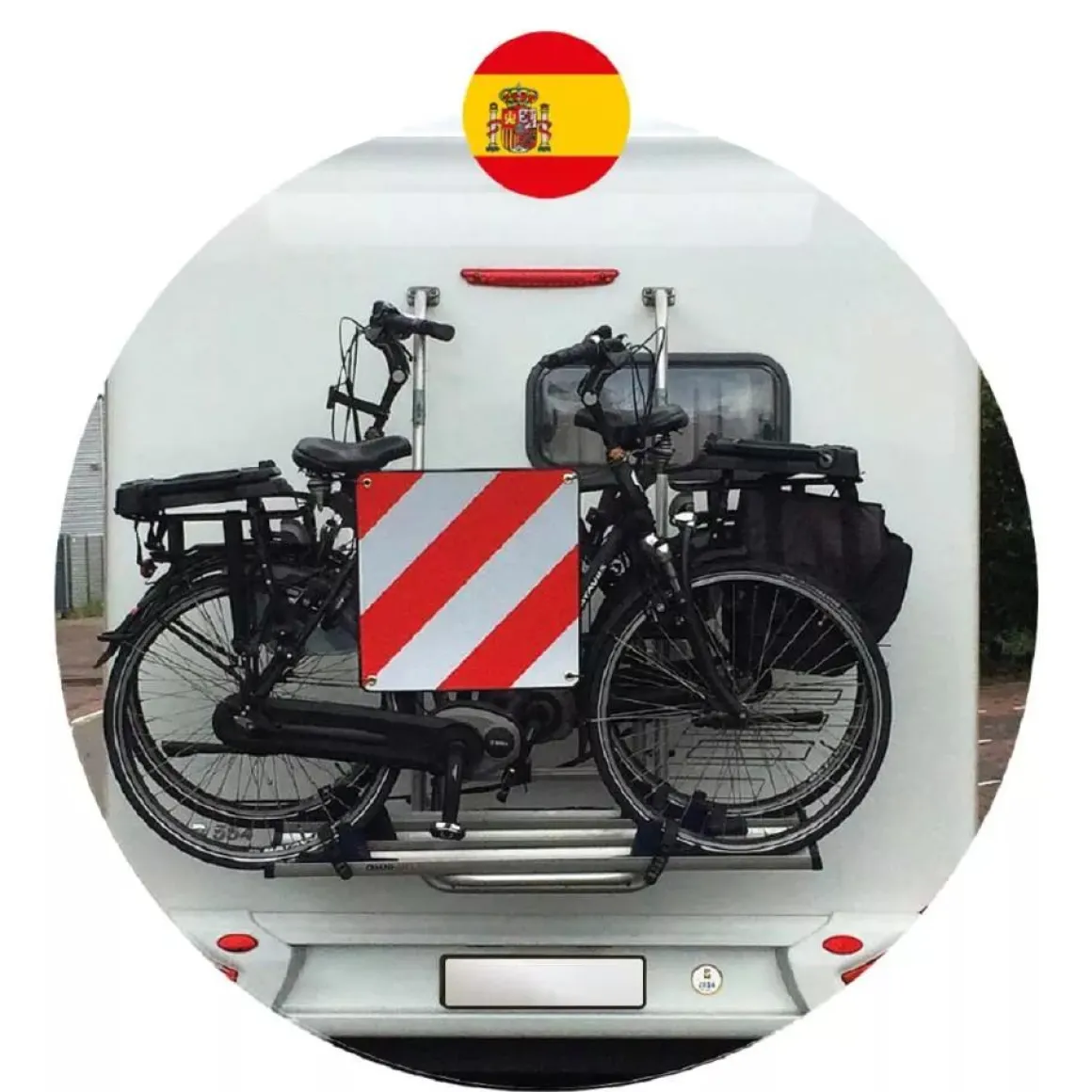 Markeringsbord Italië en Spanje