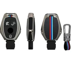 Metalen Sleutelhoesje voor Mercedes grijs A3
