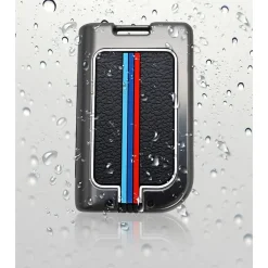 Metalen Sleutelhoesje voor Lync & Co grijs 01