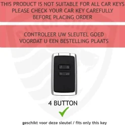 Metalen Sleutelhoesje voor Dacia grijs B