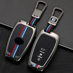 Metalen Sleutelhoesje voor Toyota grijs B3A