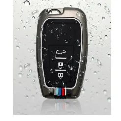 Metalen Sleutelhoesje voor Toyota grijs B3A