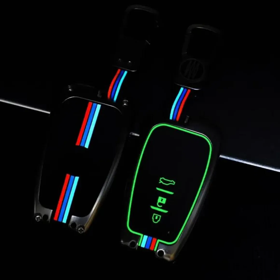 Metalen Sleutelhoesje voor Toyota grijs B3A
