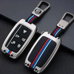 Metalen Sleutelhoesje voor Landrover grijs A5