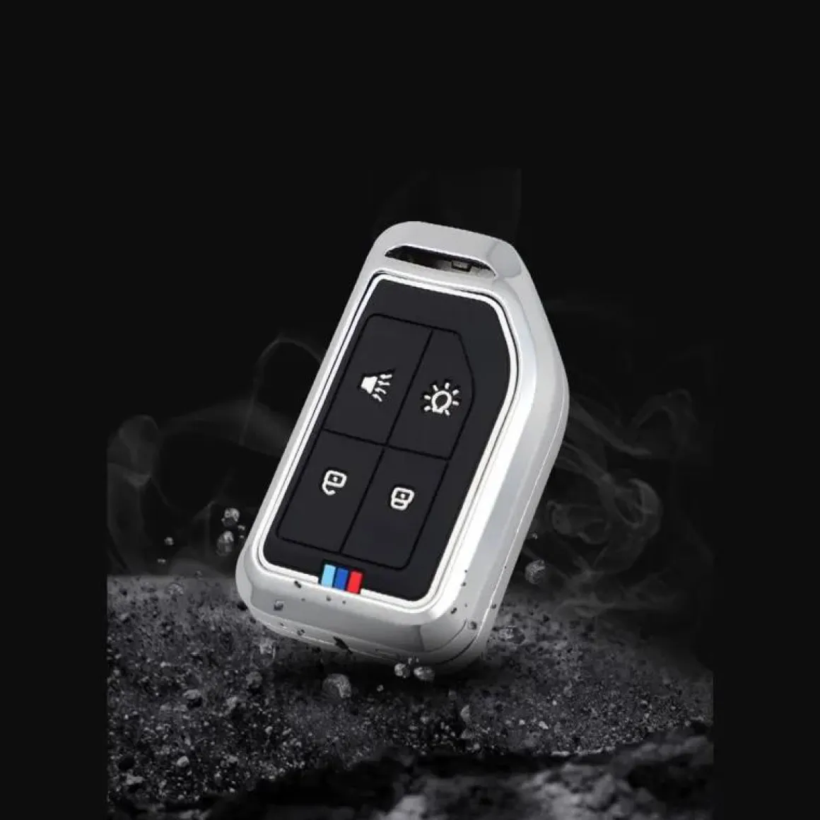 Metalen Sleutelhoesje voor Volvo Truck - 4 knoppen