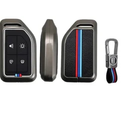 Metalen Sleutelhoesje voor Volvo Truck - 4 knoppen