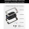 Metalen Sleutelhoesje voor Mitsubishi grijs B