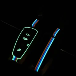 Metalen Sleutelhoesje voor Bmw grijs A4