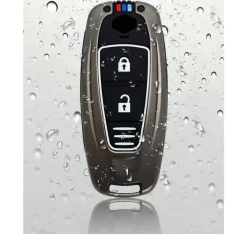 Metalen Sleutelhoesje voor Suzuki grijs A3A