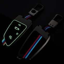 Metalen Sleutelhoesje voor Bmw grijs B4A