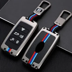 Metalen Sleutelhoesje voor Landrover grijs B5