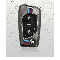 Metalen Sleutelhoesje voor Toyota grijs C3