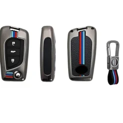 Metalen Sleutelhoesje voor Toyota grijs C3