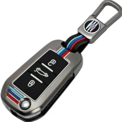 Metalen Sleutelhoesje voor Peugeot grijs A3
