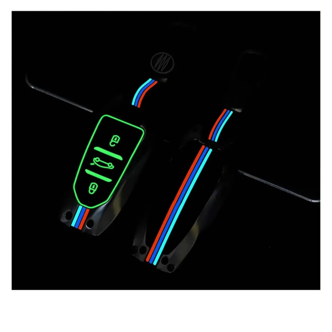 Metalen Sleutelhoesje voor Peugeot grijs B3
