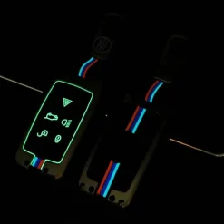 Metalen Sleutelhoesje voor Jaguar grijs B5