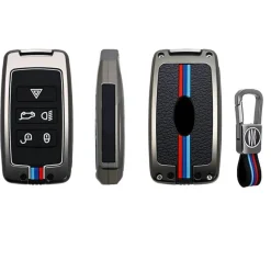 Metalen Sleutelhoesje voor Jaguar grijs B5