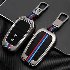 Metalen Sleutelhoesje voor Toyota grijs A2