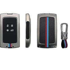 Metalen Sleutelhoesje voor Mitsubishi grijs A
