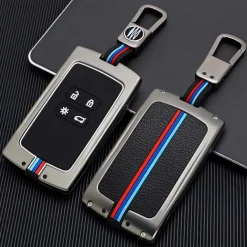 Metalen Sleutelhoesje voor Mitsubishi grijs A