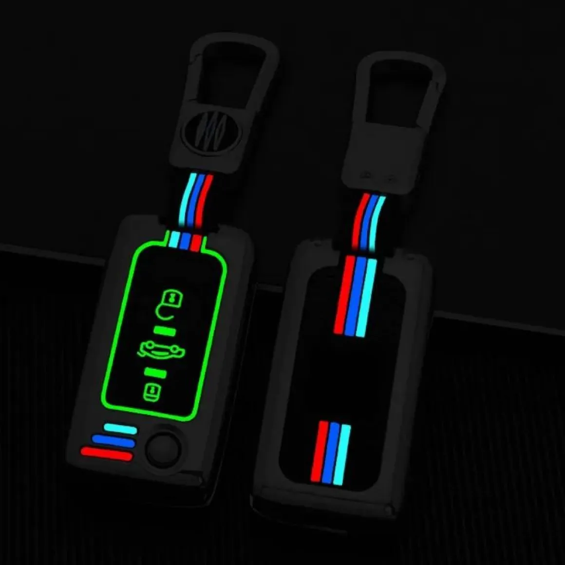 Metalen Sleutelhoesje voor Peugeot grijs D3