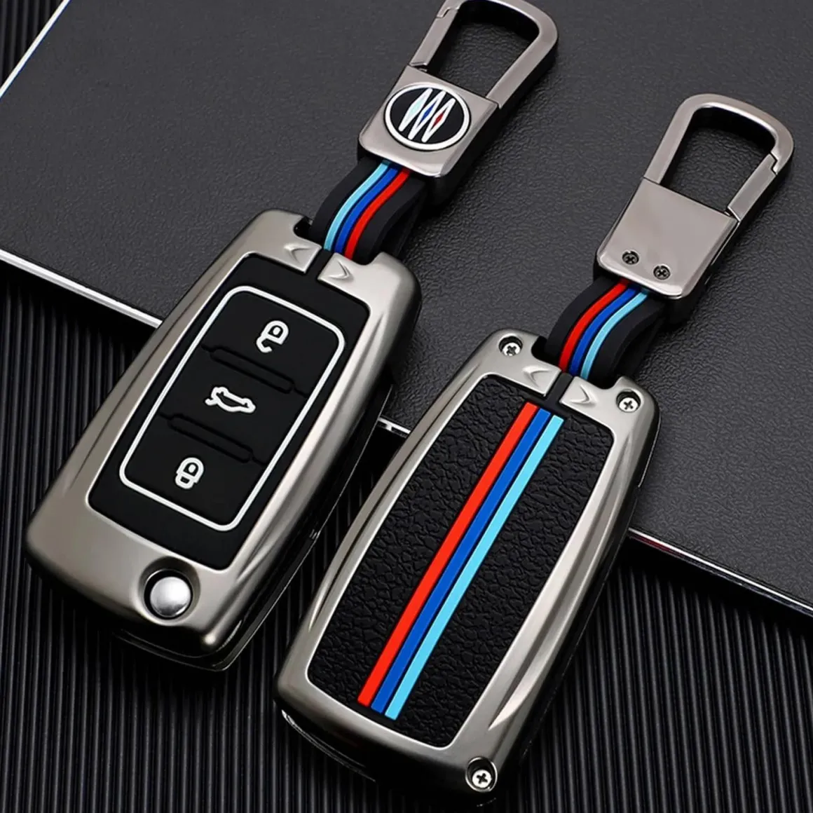 Metalen Sleutelhoesje VW - Skoda - Seat - Cupra A3