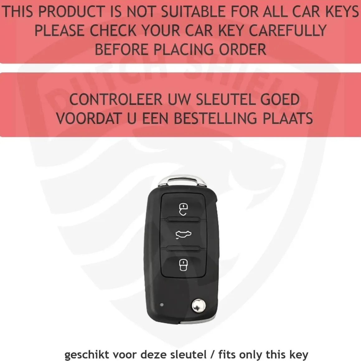 Metalen Sleutelhoesje VW - Skoda - Seat - Cupra A3