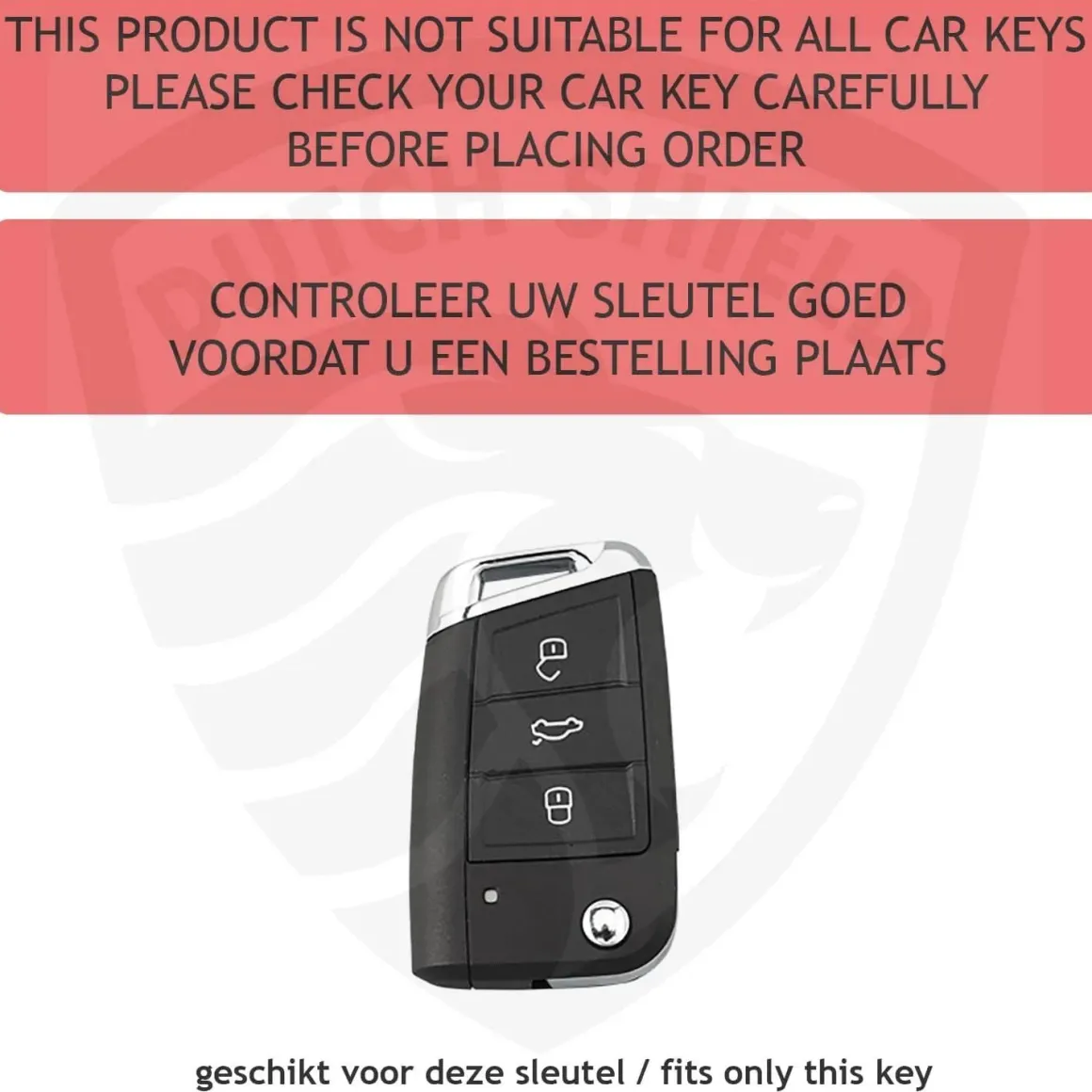 Metalen Sleutelhoesje VW - Skoda - Seat - Cupra B3