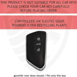 Metalen Sleutelhoesje VW - Skoda - Seat - Cupra G3