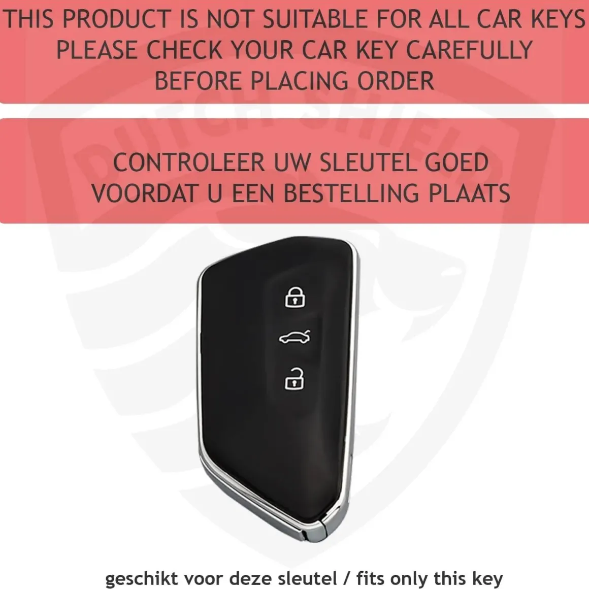 Metalen Sleutelhoesje VW - Skoda - Seat - Cupra G3