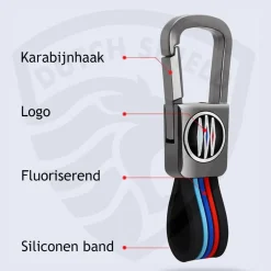 Metalen Sleutelhoesje VW - Skoda - Seat - Cupra D3
