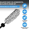 Microvezel Velgenborstel - 2 Afneembare Borstels
