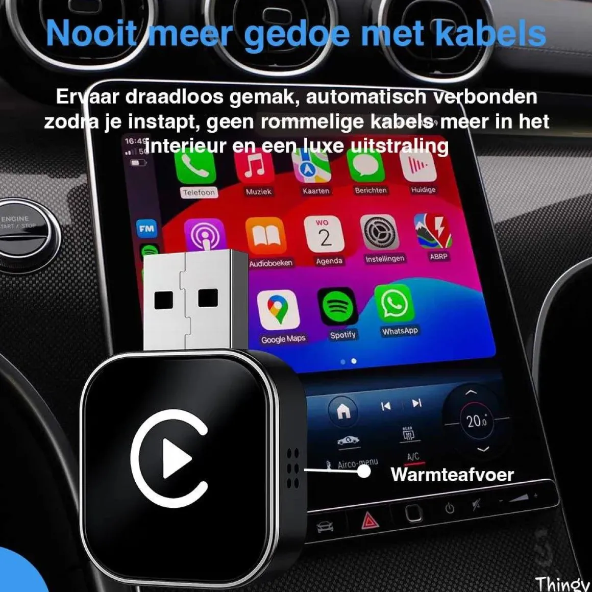Mini 2-in-1 CarPlay & Android Auto Dongle