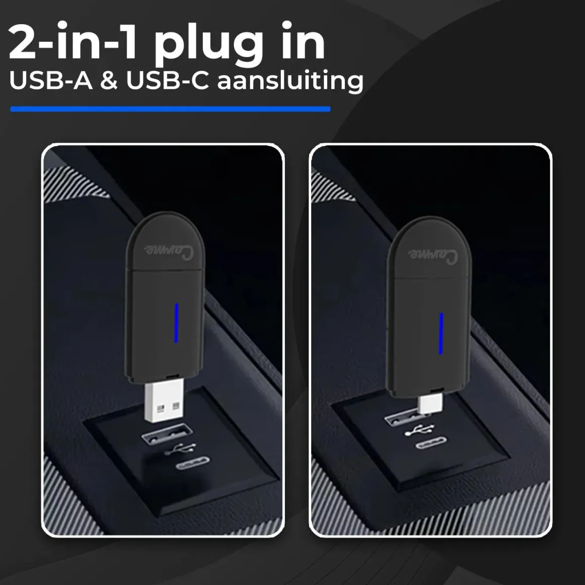 Mini 2-in-1 CarPlay & Android Auto Dongle