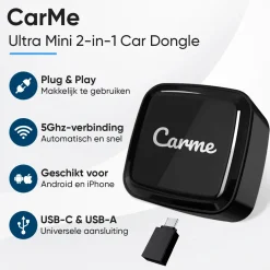 Mini 2-in-1 CarPlay & Android Auto Dongle V3