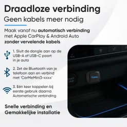 Mini 2-in-1 CarPlay & Android Auto Dongle V3