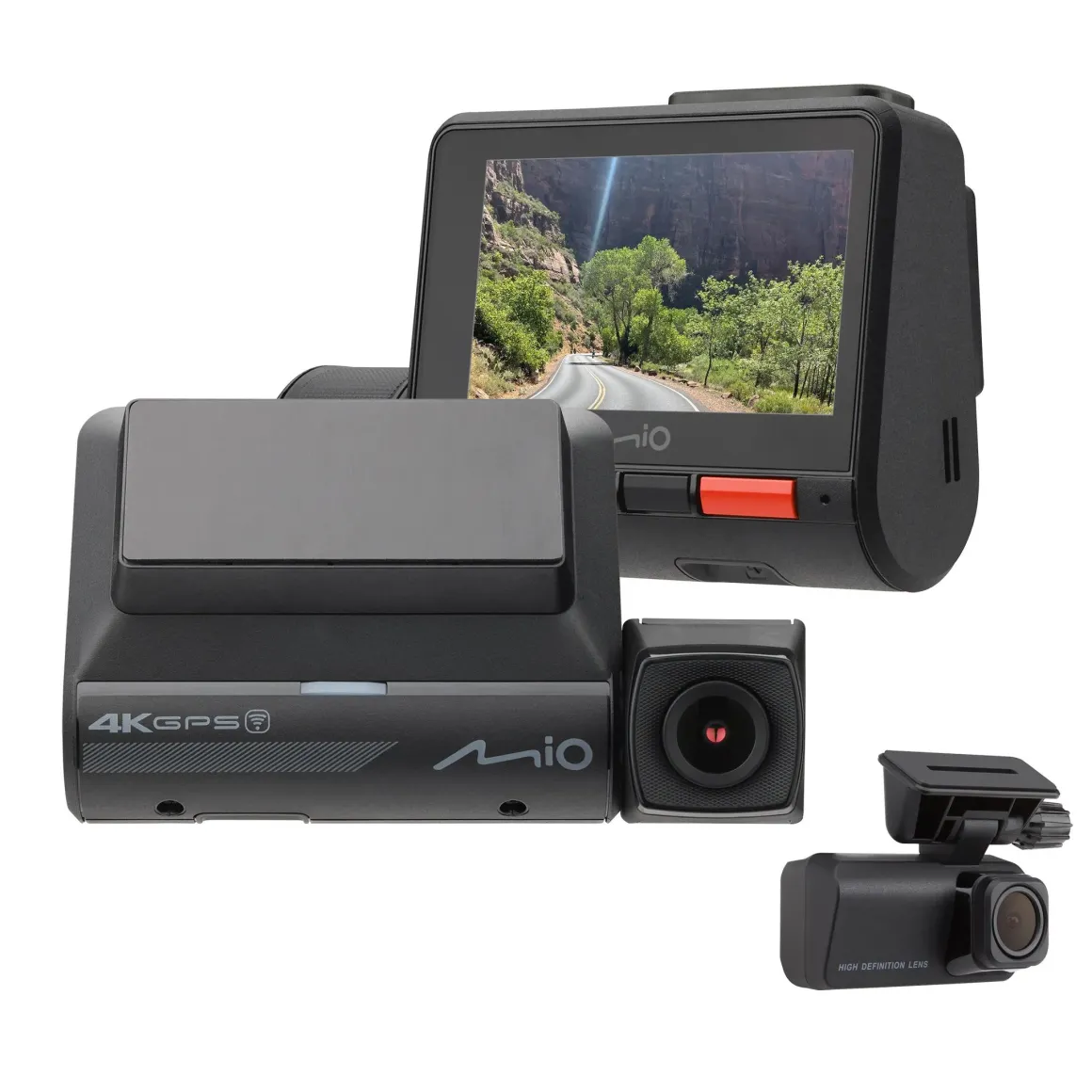MiVue 956WD 4K UHD + 1080p HDR dual dashcam